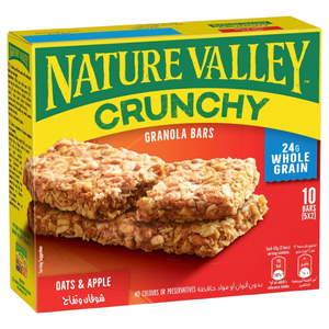 Nature Valley Crunchy Granola Bars Oats & Apple 42G X5