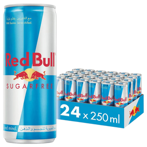 Red Bull Energy Drink Sugar Free 250Ml X24