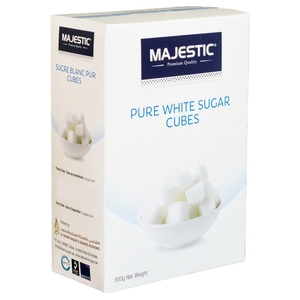 Majestic Pure White Sugar Cubes 500G