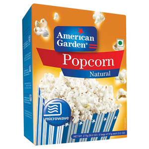 American Garden Popcorn Microwave Natural 273G