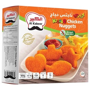 Al Kabeer Frozen Chicken Nuggets Krazee 400G