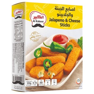 Al Kabeer Frozen Jalapeno & Cheese Sticks 250G