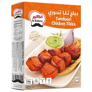 Al Kabeer Frozen Tandoori Chicken Tikka 240G