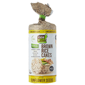 Rice Up! Brown Rice Cakes Sunflower Seeds 120G