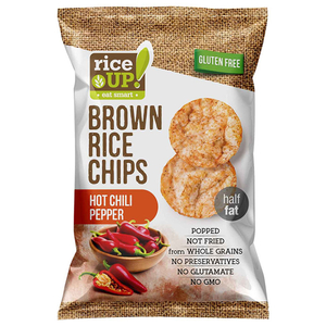 Rice Up! Brown Rice Chips Hot Chili Pepper 60G