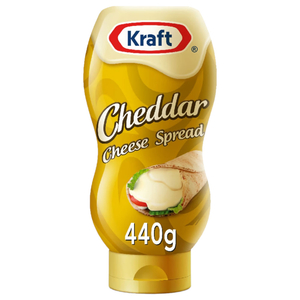 Kraft Cheddar Cheese Spread Squeeze 440G