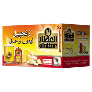 Al Attar Ginger Lemon & Honey Tea 20 Teabags