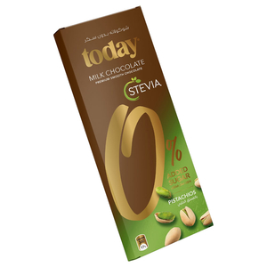 Today Stevia Milk Chocolate Pistachio Sugar Free 65G