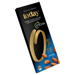 Today Stevia Dark Chocolate Almond Sugar Free 65G