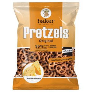 Baker Pretzels Original Cheddar Cheese 250G