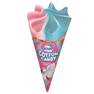 Igloo Cotton Candy Ice Cream Cone 120Ml