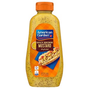 American Garden Mustard Spicy Brown 354Ml