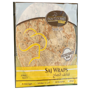 Pain Gourmet Saj Wrap Black Seed 160G