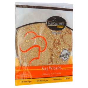 Pain Gourmet Saj Wrap Oat 160G