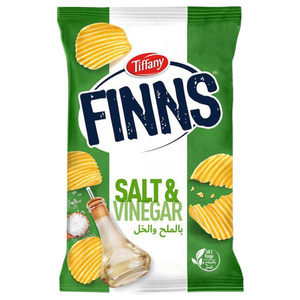 Tiffany Finns Chips Salt & Vinegar Potato 85G