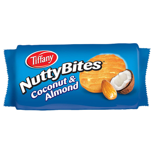 Tiffany Nutty Bites Biscuits With Almonds Coconut 81G