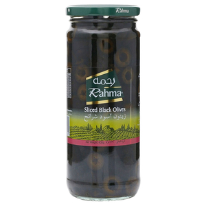 Rahma Sliced Black Olives 430G