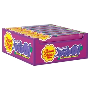 Chupa Chups Big Babol Mega Fun Berries 6 Pieces 27G X20