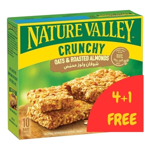 Nature Valley Crunchy Granola Bars Oats & Roasted Almond 42G X5