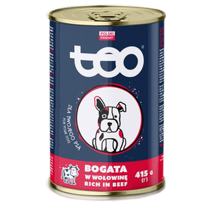 Teo Dog Wet Food Beef 415G