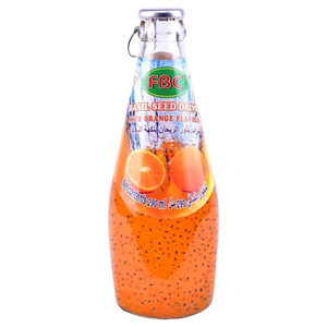 Fbc Basil Seed Drink With Orange Flavor 290Ml