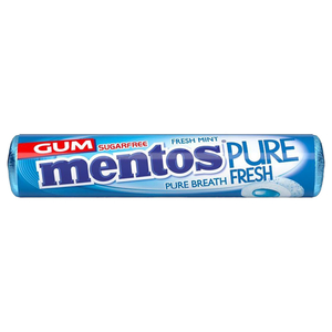 Mentos Chewing Gum Pure Fresh Mint 9 Pieces 15.75G