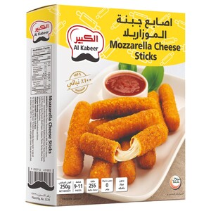 Al Kabeer Frozen Mozzarella Cheese Sticks 250G