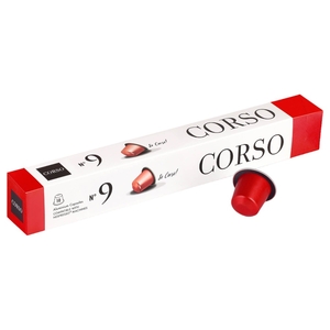 Corso Capsule Nespresso Compatible Red No 9 Sleeve 10 Pieces