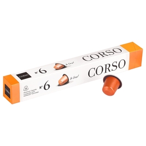 Corso Capsule Nespresso Compatible Orange No 6 Sleeve 10 Pieces