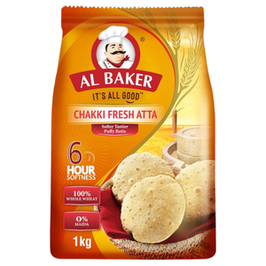 Al Baker Chakki Fresh Atta 1Kg