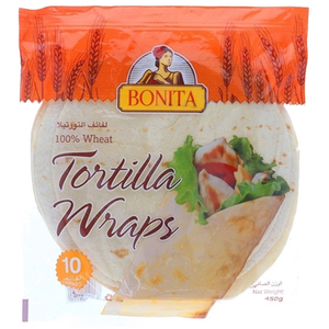 Bonita Wheat Tortilla Wraps 20Cm 450G
