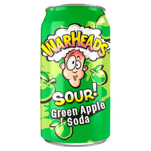 Warheads Soda Sour Green Apple 355Ml