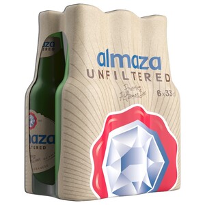 Almaza Unfiltered Beer 33Cl X6