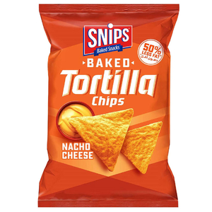 Snips Baked Tortilla Chips Nacho Cheese 80G