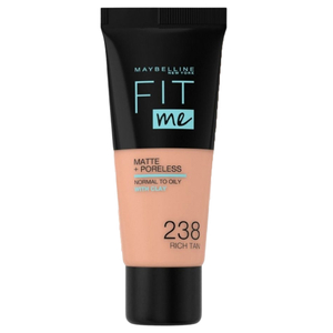 Maybelline New York Fit Me Matte + Poreless Liquid Foundation Color : 238
