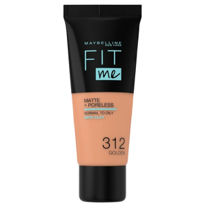 Maybelline New York Fit Me Matte + Poreless Liquid Foundation Color : 312