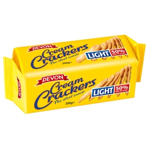 Devon Light Cream Crackers 200G