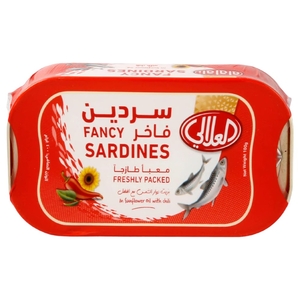 Al Alali Sardines In Sunflower Oil With Chili 100G