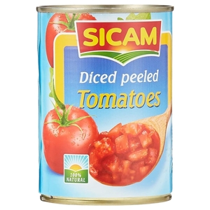 Sicam Cubed Peeled Tomatoes 400G