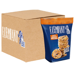 Elephant Pretzels With Black & White Sesame 80G X 20