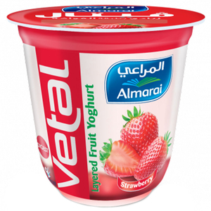 Almarai Vetal Layered Fruit Yogurt Strawberry 140G