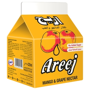 Areej Mango & Grape Nectar Drink 225Ml