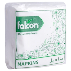 Falcon 30Cm White Napkins