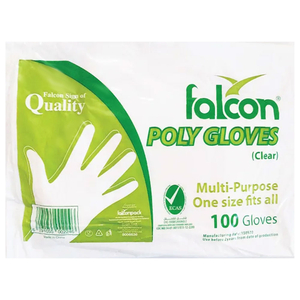 Falcon Poly Multipurpose Clear Gloves