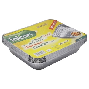 Falcon Medium Aluminum Containers With Lid