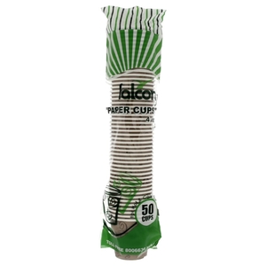 Falcon Disposable Paper Cups 50 Pieces