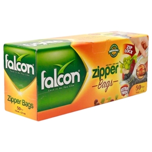 Falcon Freezer Zipper Bags 18 X 21Cm 50 Bags