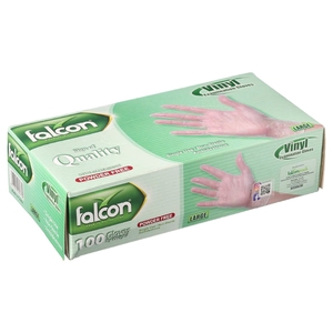 Falcon Vinyl Examination Gloves Large