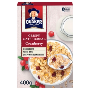 Quaker Cereal Cranberry 400G