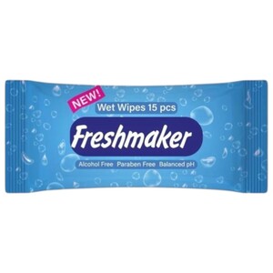 Freshmaker Wet Wipes 15 Pieces